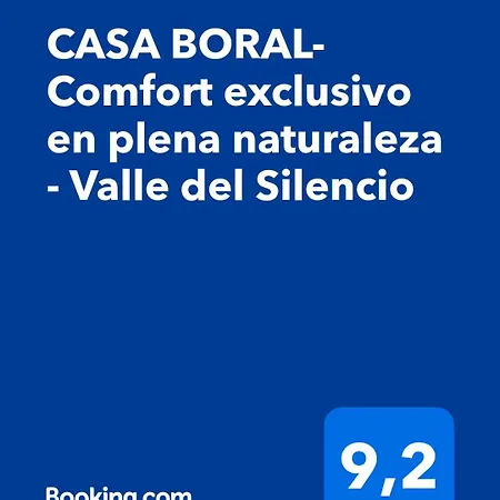 Casa Boral- Comfort Exclusivo En Plena Naturaleza - Valle Del Silencio Ferienhaus